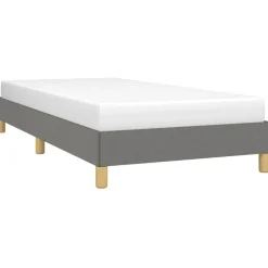 Sale vidaXL Sängram utan madrass 80x200 cm tyg Mörkgrå
