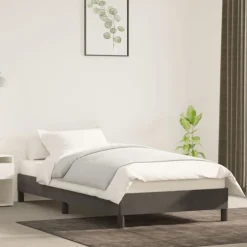 Sale vidaXL Sängram utan madrass 80x200 cm sammet Mörkgrå