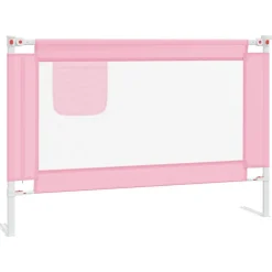 Discount vidaXL Sängskena för barn 100x25 cm tyg Rosa