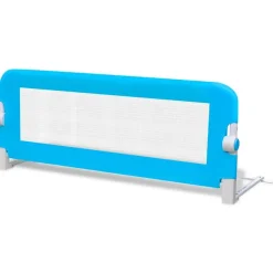 vidaXL Sängskena för barnsäng 102 x 42 cm blå