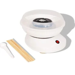 Clearance vidaXL Sockervaddsmaskin 480 W Vit