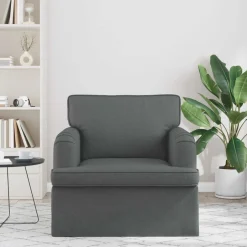 Sale vidaXL Soffa 84 x 80 x 85 cm tyg Mörkgrå