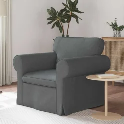 Sale vidaXL Soffa 95 x 82 x 80 cm tyg Mörkgrå