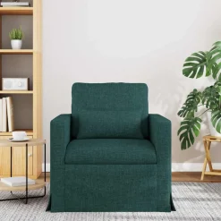 Hot vidaXL Soffa 78 x 78 x 80 cm tyg Mörkgrön