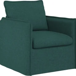 vidaXL Soffa Mörkgrön 75 x 82 x 85 cm tyg