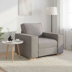 Hot vidaXL Soffa 100x78x84 cm tyg Taupe