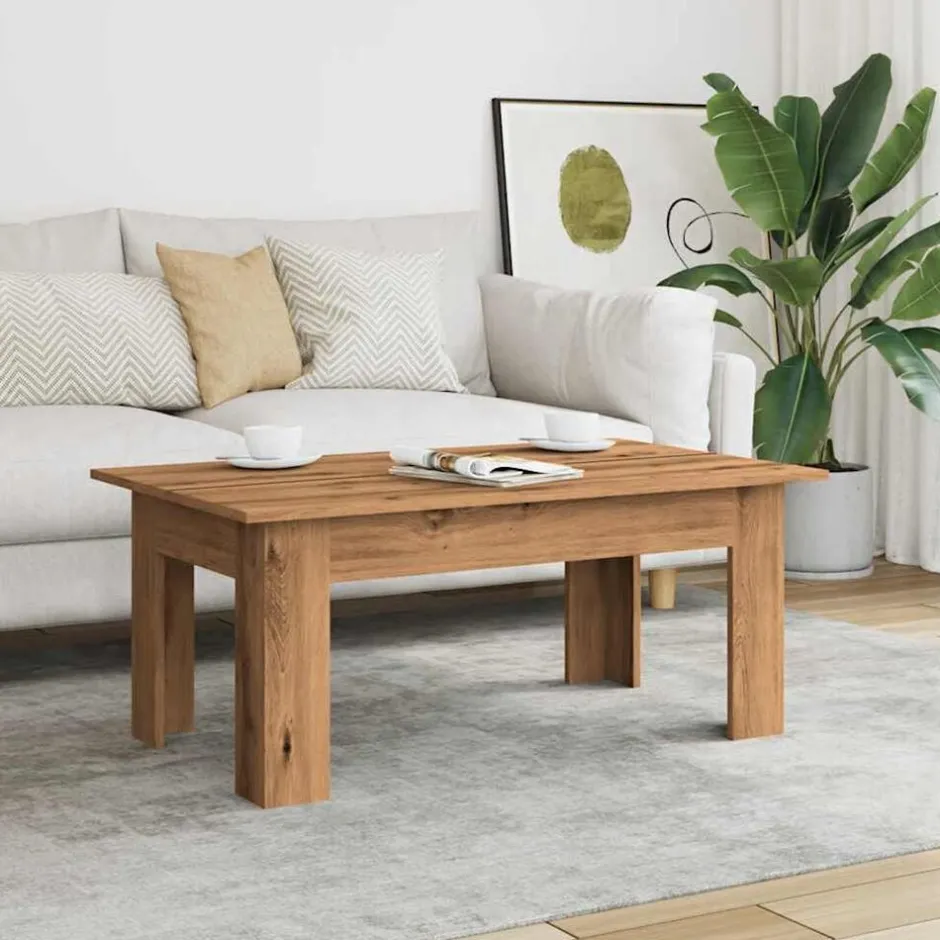 Discount vidaXL Soffbord 100x60x42 cm konstruerat trä artisan ek