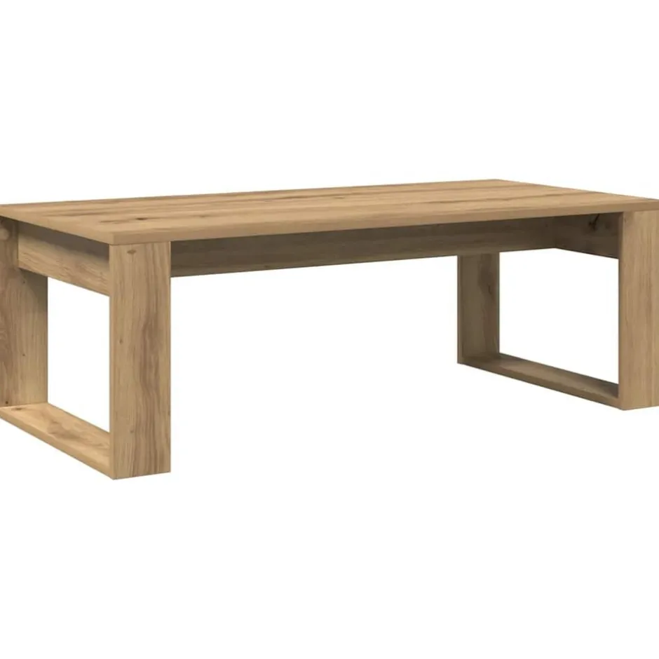 vidaXL Soffbord 102x50x35 cm konstruerat trä artisan ek