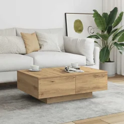 Online vidaXL Soffbord 90x60x31 cm konstruerat trä artisan ek