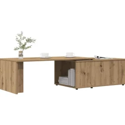 vidaXL Soffbord 150x50x35 cm konstruerat trä artisan ek