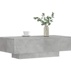vidaXL Soffbord betonggrå 100x49,5x31 cm konstruerat trä
