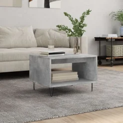 Clearance vidaXL Soffbord 60x50x40 cm konstruerat trä Betonggrå