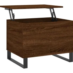 vidaXL Soffbord brun ek 60x44,5x45 cm konstruerat trä