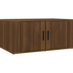 vidaXL Soffbord brun ek 80x50x36 cm konstruerat trä
