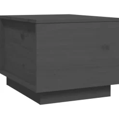 vidaXL Soffbord grå 40x50x35 cm massivt furu