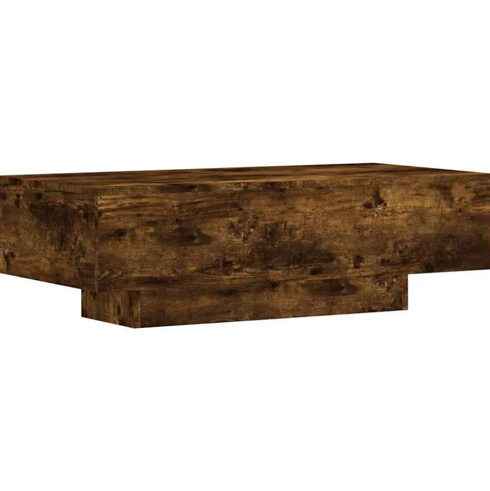 vidaXL Soffbord rökfärgad ek 100x49,5x31 cm konstruerat trä