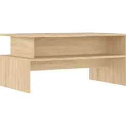 Clearance vidaXL Soffbord sonoma-ek 90x55x42,5 cm konstruerat trä Sonoma ek