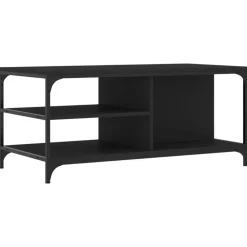 Best vidaXL Soffbord 100x50x45 cm konstruerat trä Svart