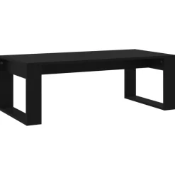 vidaXL Soffbord 102x50x35 cm konstruerat trä Svart