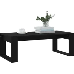 vidaXL Soffbord 102x50x35 cm konstruerat trä Svart