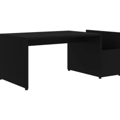 vidaXL Soffbord svart 90x45x35 cm konstruerat trä