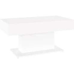 Best vidaXL Soffbord 96x50x45 cm konstruerat trä Vit