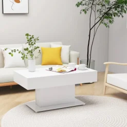 Best vidaXL Soffbord 96x50x45 cm konstruerat trä Vit