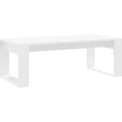 vidaXL Soffbord vit 102x50x35 cm konstruerat trä