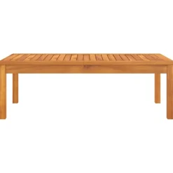 Hot vidaXL Soffbord 100x50x33 cm massivt akaciaträ Kräm