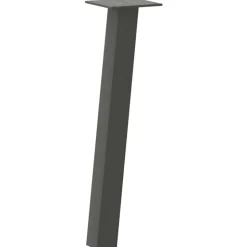 vidaXL Soffbordsben 4 st antracit 30 cm stål