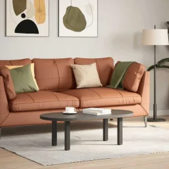 vidaXL Soffbordsben 4 st antracit 30-32 cm stål