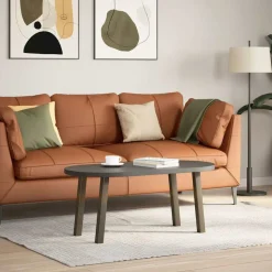 vidaXL Soffbordsben 4 st naturstål 30 cm stål