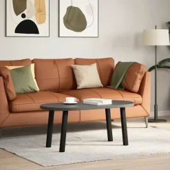 New vidaXL Soffbordsben 4 st a 30 cm stål Svart
