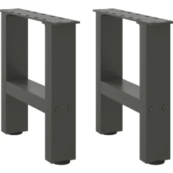 Sale vidaXL Soffbordsben 2 st 30x(30-31) cm stål Antracit