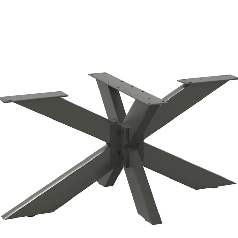 Online vidaXL Soffbordsben spindelformad 98x58x(42-43) cm stål Antracit
