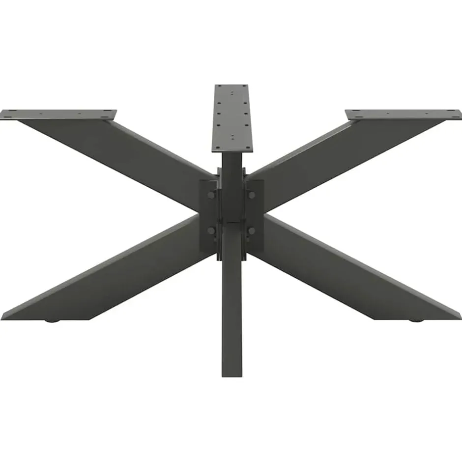 Online vidaXL Soffbordsben spindelformad 98x58x(42-43) cm stål Antracit