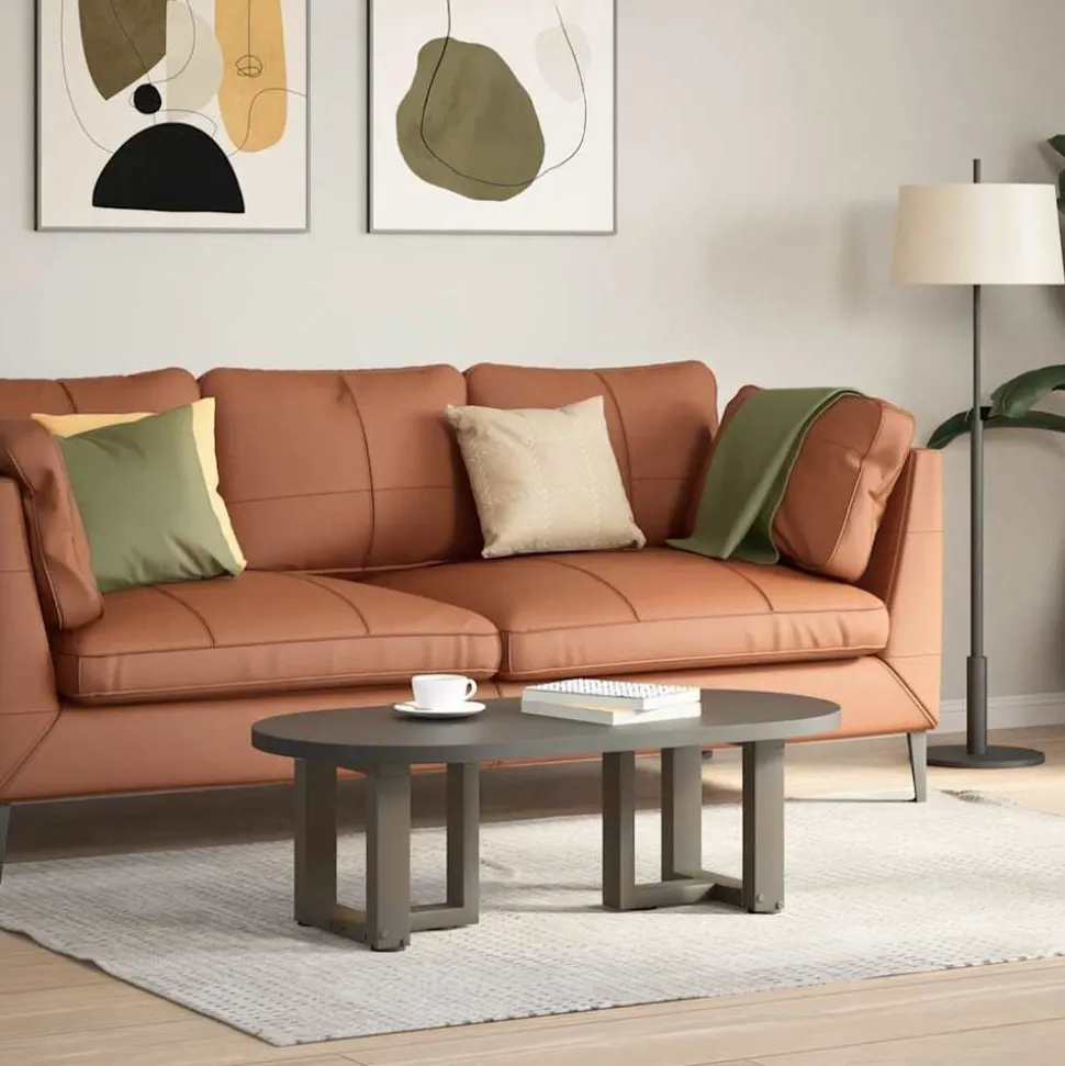 vidaXL Soffbordsben T-formade 2 st svarta 30x25x(30-31) cm stål