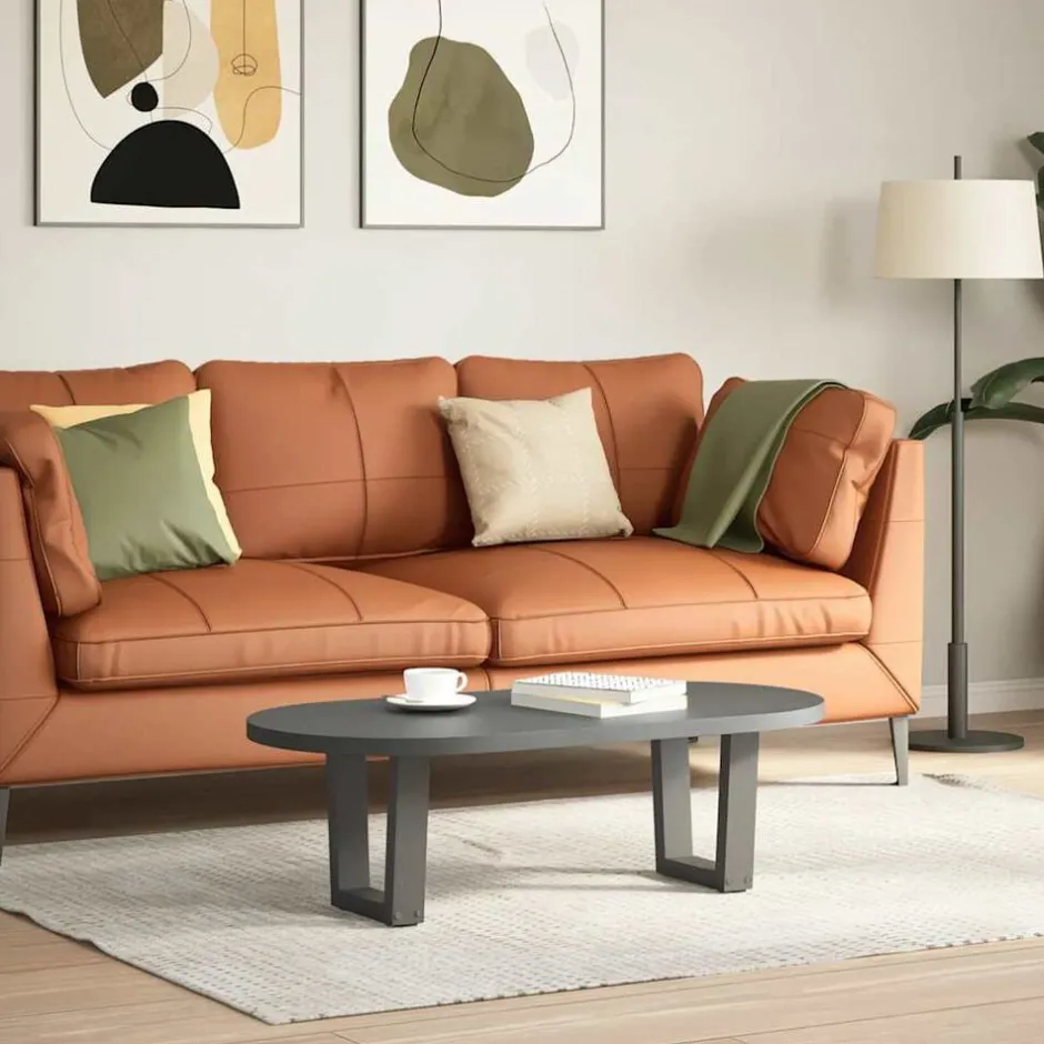 Hot vidaXL Soffbordsben V-formade 2 st 30x(30-31,3) cm stål Antracit