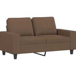 Discount vidaXL Soffgrupp 2 delar tyg Brun