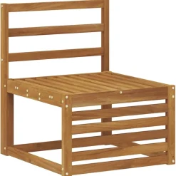 vidaXL Soffgrupper 8 pcs Naturfärg Massivt Akaciaträ