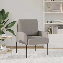Online vidaXL Soffor med kudde 55cm Plywood Taupe
