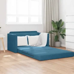 vidaXL Soffsäng Blå 124 x 71 x 78 cm Sammet