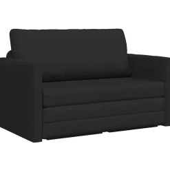 vidaXL Soffsäng 110cm Svart tyg