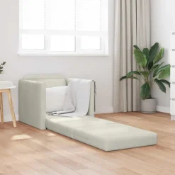 Discount vidaXL Soffsäng 74 x 77 x 81 cm Sammet Kräm