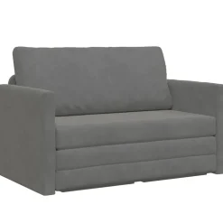 Best vidaXL Soffsäng 124 x 71 x 78 cm Sammet Mörkgrå