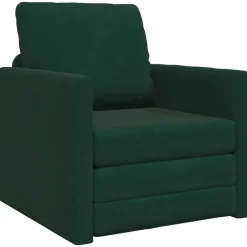 Hot vidaXL Soffsäng 74 x 77 x 81 cm Sammet Mörkgrön