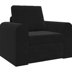 Outlet vidaXL Soffsäng 98 x 71 x 83 cm Sammet Svart