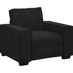 vidaXL Soffstol svart 100x78x84 cm sammet