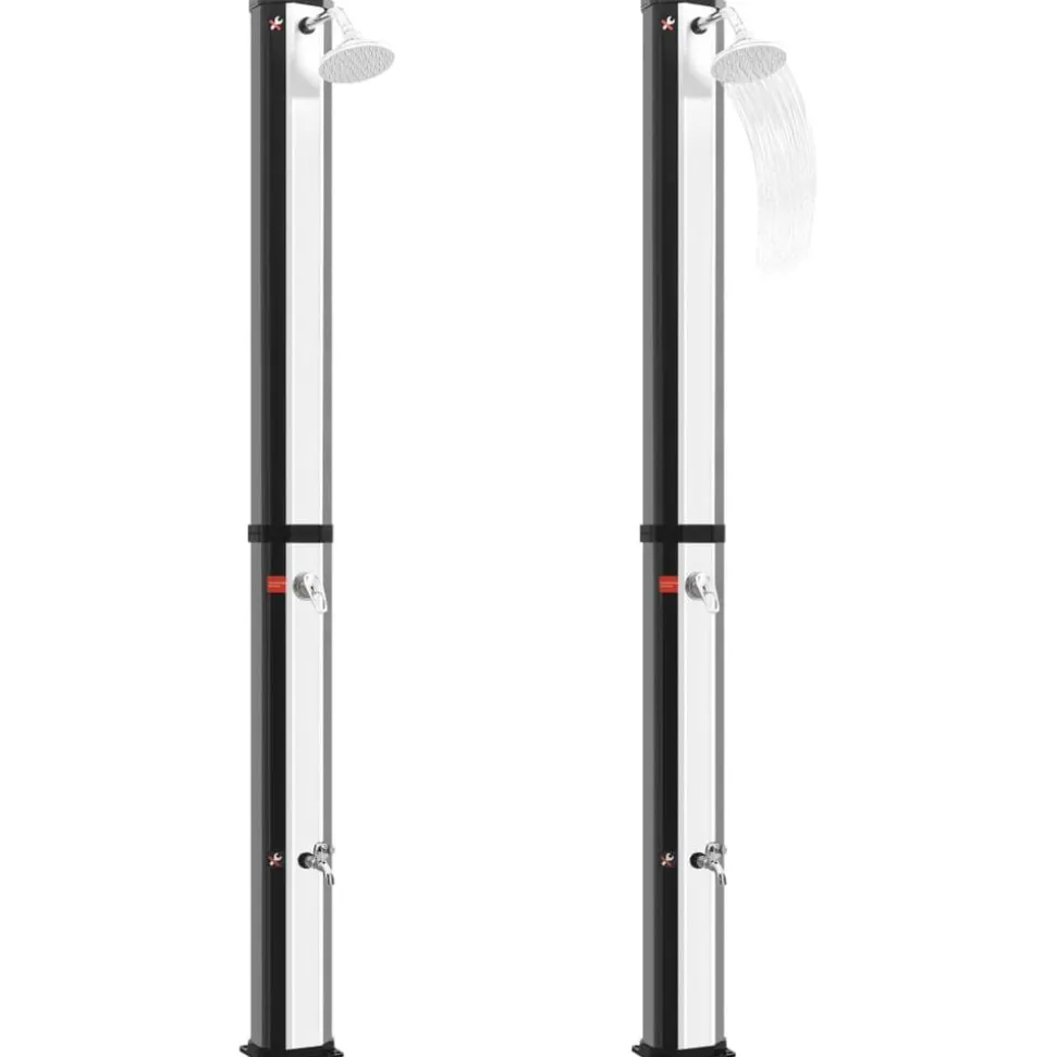 vidaXL Soldusch med duschhuvud och kran 35 L