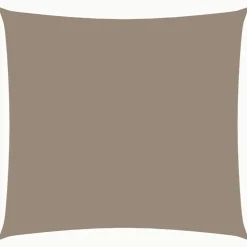 vidaXL Solsegel oxfordtyg fyrkantigt 2x2 m taupe